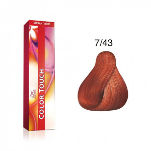 Vopsea de par semipermanenta Wella Professionals Color Touch 7/43