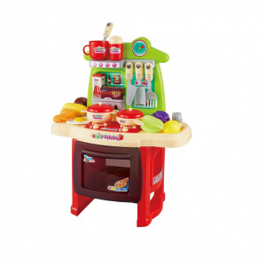 Bucatarie multifunctionala Cool Cooking pentru copii, rosu