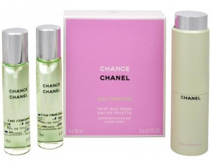 Chanel Chance Eau Fraiche, Femei, Apa de Toaleta, 100 ml 3 x 20 ml
