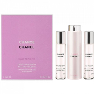 Chanel Chance Eau Tendre, Femei, Apa de Toaleta, 3 x 20 ml
