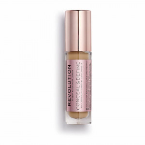 Makeup Revolution, Conceal & Define, Corrective, Liquid Concealer, C 12.5, 4 g
