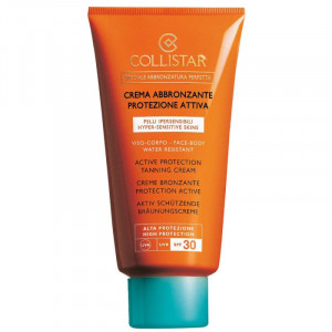 Crema cu protectie solara Collistar, Active Protection Tanning Cream SPF 30