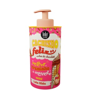 Crema de bucle pentru copii cu aroma de ciocolata Cachinho Feliz, Lola Cosmetics