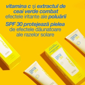 Crema de fata cu protectie solara SPF 30 Dermalogica Clear Start, cu extract de ceai verde, 59 ml