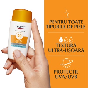 Crema de fata cu SPF50+ Sun Protection Hydro Protect Eucerin, 50 ml