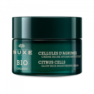 Crema de fata Nuxe, Bio Glow Rich Moisturising Cream, 50 ml