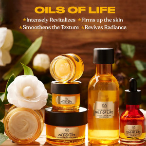 Crema de noapte Body Shop Oils of Life Sleeping Cream,  80 ml