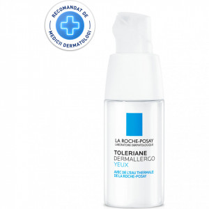 Crema hidratanta, calmanta si reparatoare pentru conturul ochilor Toleriane Dermallergo, 20 ml, La Roche-Posay - Img 2