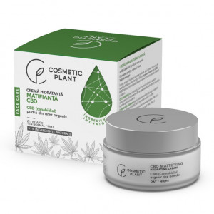 Cremă hidratantă matifiantă CBD, 50 ml, Face Care Cosmetic Plant