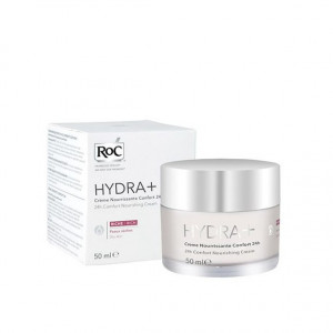 Crema nutritiva pentru ten uscat confort 24H Hydra+, Roc - Img 3