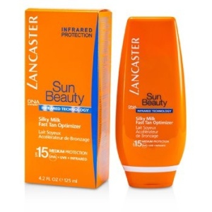 Crema pentru bronzare accelerata Lancaster Sun Beauty Silky Milk Fast Tan Optimizer SPF 15