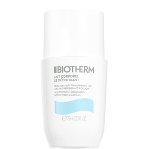 Deodorant roll-on Biotherm Lait Corporel, 75 ml