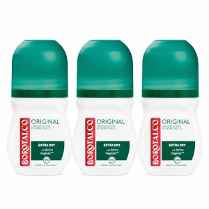 Deodorant roll-on Original, 3 x 50 ml, Borotalco