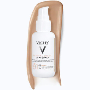 Fluid colorat SPF 50+ cu actiune impotriva foto-imbatranirii tenului, Vichy CAPITAL SOLEIL UV AGE, 40 ml - Img 4