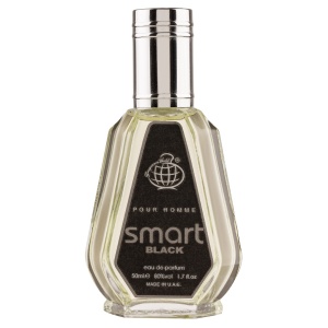 Fragrance World Smart Black, Apa de Parfum, Barbati, 50 ml