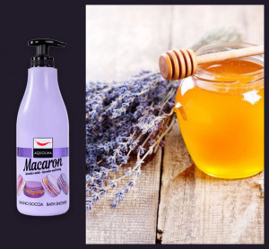 Gel de dus Aquolina Macaron Lavender And Honey - Img 3