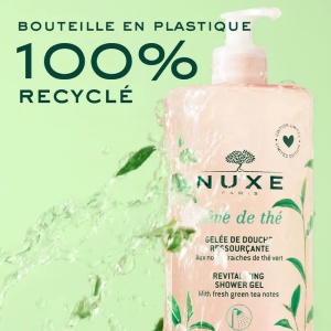 Gel de dus revigorant Nuxe Reve de The, pentru toate tipurile de piele, 750 ml