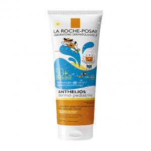 Gel-fluid cu aplicare pe pielea umeda sau uscata Anthelios Wet Skin Dermo Pediatrics SPF 50+ La Roche-Posay