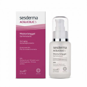 Gel hidratant pentru ten gras cu tendinta acneica Acglicolic S, Sesderma