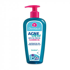 Gel pentru curatare fata, Dermacol Acneclear