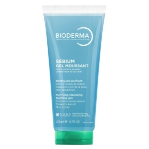Gel spumant pentru ten mixt si gras Sebium Bioderma, 200 ml