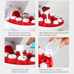 Jucarie Interactiva - Pet Dentist cu 17 Piese pentru Micii Stomatologi