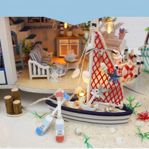 Kit DIY Casa de pe plaja Legend Of The Blue Sea- Set Complet cu Mobilier si Accesorii