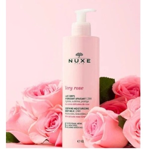 Lapte de corp hidratant Nuxe Very Rose, 400 ml