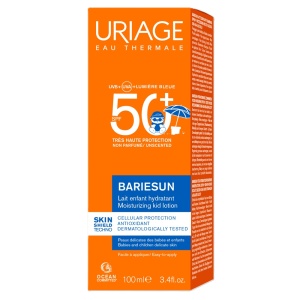 Lapte de fata pentru copii cu protectie solara SPF 50+ Bariesun, 100 ml, Uriage