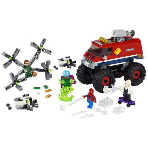 LEGO Super Heroes - Camionul gigant al Omului paianjen contra Mysterio 76174, 439 piese