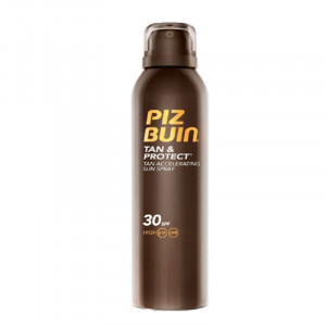 Lotiune spray pentru bronzare accelerata si protectie a bronzului Piz Buin, SPF 30, 150 ML