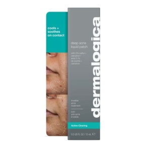 Lotiune tratament local Dermalogica Deep Acne Liquid Patch, Anti-Acnee cu Sulf, Pentru Ten Predispus la Acnee