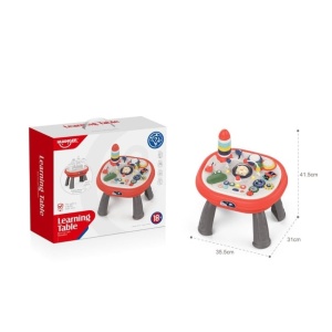 Masuta Interactiva 2 in 1 pentru Bebelusi – Educationala cu Luminite, Sunete si Panou Detasabil