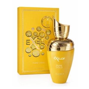 Milestone Perfumes Exelof Pure Gold, Apa de Parfum, Unisex, 85 ml