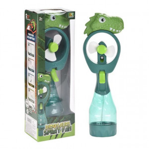 Mini ventilator portabil cu pulverizator - Dinozaur