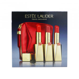 NEW Set Estee Lauder Pure Color Desire Lipstick Trio Set (3x Lipstick) +1bag 3 x 3,1