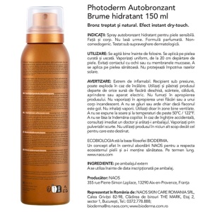 Pachet Bioderma Photoderm Autobronzant – 2 x Spray autobronzant hidratant, 150 ml.