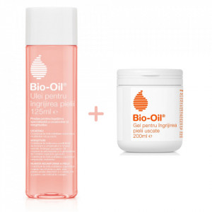 Pachet Ulei pentru ingrijirea pielii 125 ml + Gel pentru ingrijirea pielii uscate, 200 ml, Bio Oil - Img 2