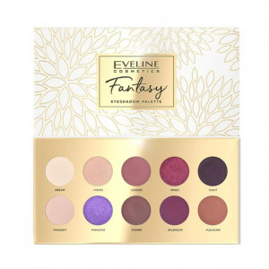 Paleta de farduri Eveline Cosmetics Fantasy 10 nuante - Img 3