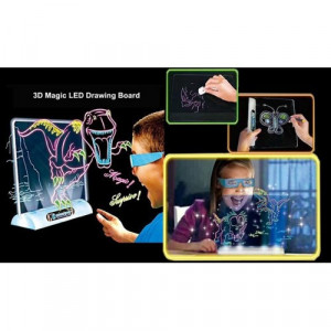 Plansa de desen magic 3D cu ochelari - Img 2
