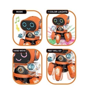 Robot interactiv Bot Pioneer cu sunete si lumini