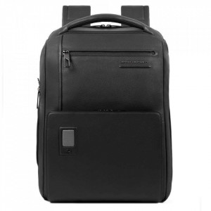 Rucsac Piquadro Akron Leather Black