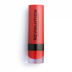 Makeup Revolution, REVOLUTION, Vegan, Matte, Cream Lipstick, 134, Ruby, 3 ml