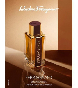 Salvatore Ferragamo, Spicy Leather, Apa de Parfum Barbati - Img 3