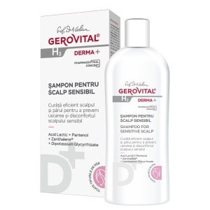 Sampon pentru scalp sensibil Gerovital H3 Derma+