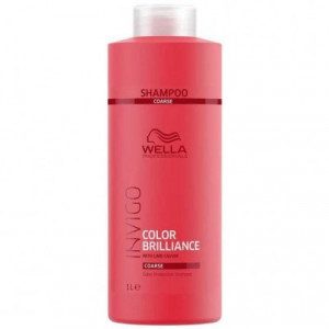 Sampon Wella Professionals Invigo Color Brilliance Coarse pentru par vopsit cu fir gros, 1000 ml