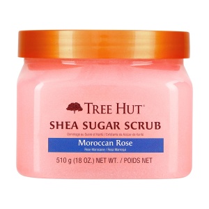 Scrub exfoliant pentru corp Shea Sugar, Moroccan Rose Tree Hut, 510 g