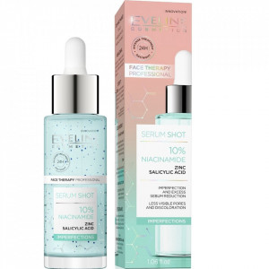 Ser anti-imperfectiuni cu niacinamide Eveline Cosmetics 10% Serum Shot, 30 ml