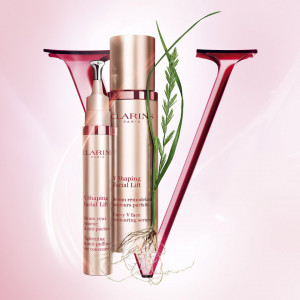 Ser concentrat impotriva cearcanelor Lift Affine Visage V-Shaping, Clarins, 15 ml - Img 3