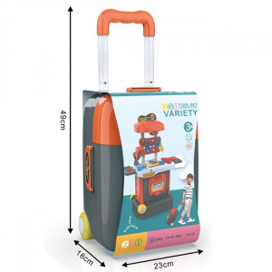 Set Atelier si Troller 2 in 1 cu accesorii - Img 3